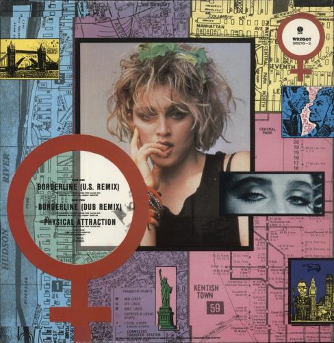 Madonna Borderline 12" vinyl single (12 inch record / Maxi-single) UK MAD12BO791906