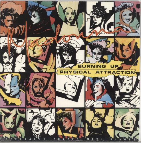 Madonna Burning Up - Opened shrink 12" vinyl single (12 inch record / Maxi-single) US MAD12BU721396