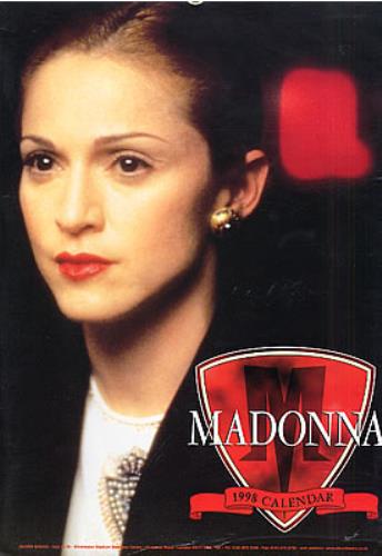 Madonna Calendar 1998 - Oliver Books calendar UK MADCACA92530