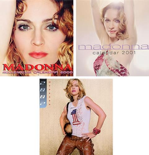 Madonna Calendar set of 3 calendar UK MADCACA226725
