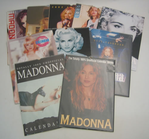 Madonna Calendars 1999-2005 - A Quantity Of... calendar UK MADCACA368700
