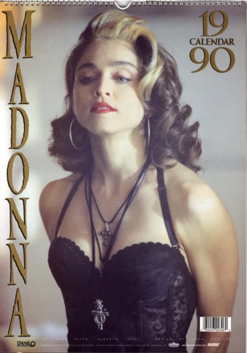 Madonna Calender 1990 calendar UK MADCAMA155247