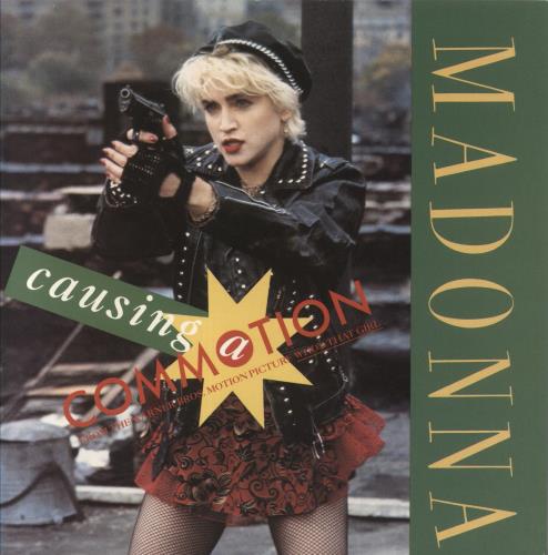 Madonna Causing A Commotion - Silver Injection - Card P/S 7" vinyl single (7 inch record / 45) UK MAD07CA565657