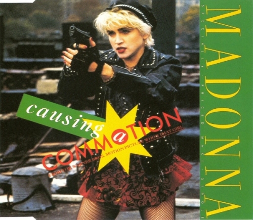Madonna Causing A Commotion - White CD single (CD5 / 5") German MADC5CA633563