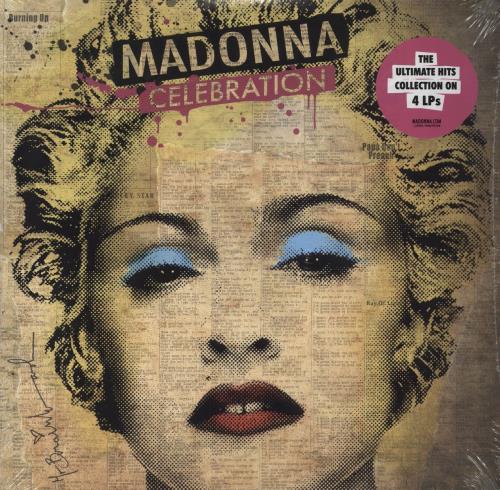 Madonna Celebration - Sealed 4-LP vinyl album record set UK MAD4LCE856920
