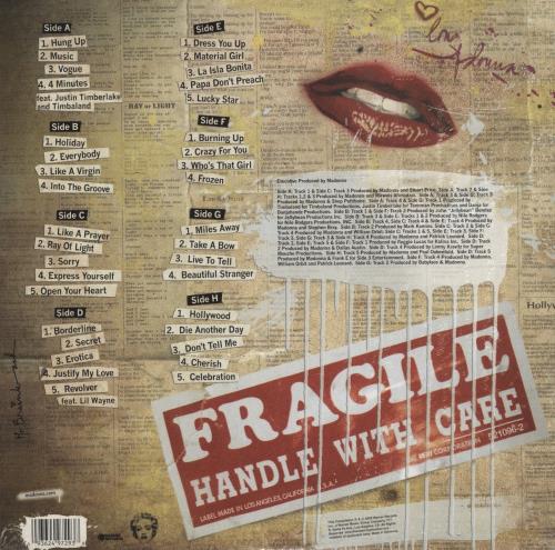 Madonna Celebration - Sealed 4-LP vinyl album record set UK MAD4LCE856920