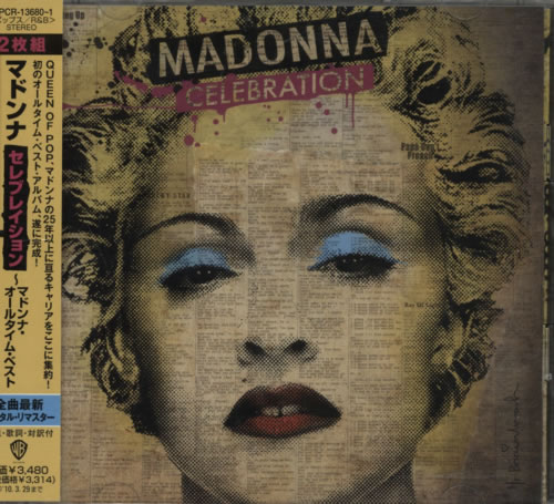 Madonna Celebration 2 CD album set (Double CD) Japanese MAD2CCE586680
