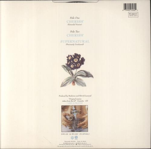Madonna Cherish 12" vinyl single (12 inch record / Maxi-single) UK MAD12CH35766