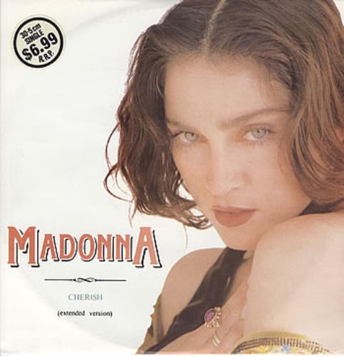 Madonna Cherish 12" vinyl single (12 inch record / Maxi-single) Australian MAD12CH75132