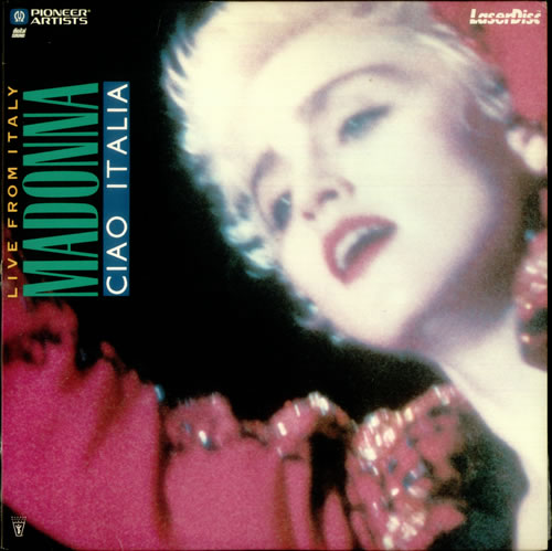 Madonna Ciao Italia - Live From Italy laserdisc / lazerdisc US MADLZCI20644