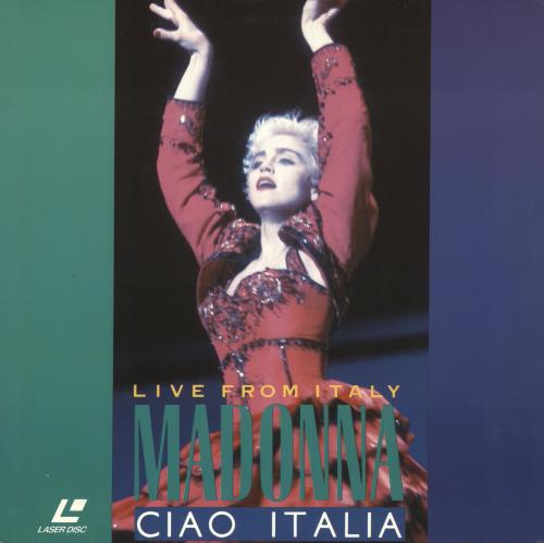 Madonna Ciao Italia - Live From Italy laserdisc / lazerdisc German MADLZCI09970