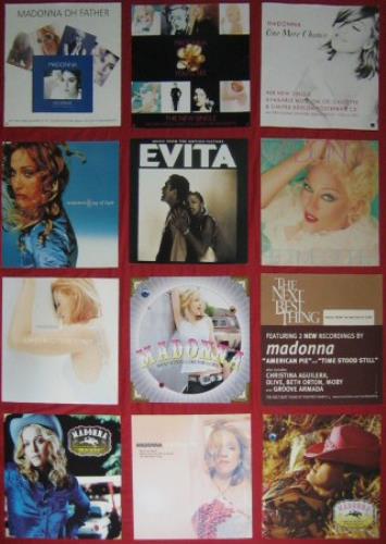 Madonna Collection Of 12 Display Flats display UK MADDICO378852