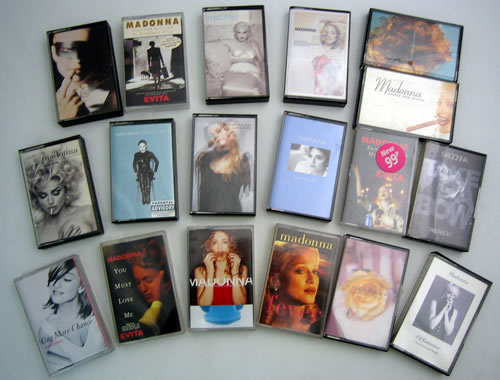 Madonna Collection Of 18 Cassette Singles cassette single UK MADCSCO364948