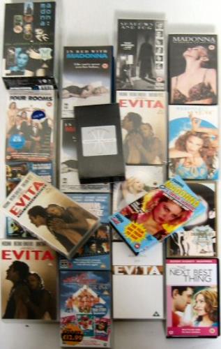 Madonna Collection of 19 Videos video (VHS or PAL or NTSC) UK MADVICO377566