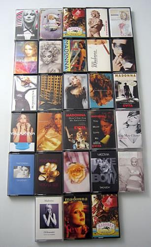 Madonna Collection Of Cassette Singles cassette single UK MADCSCO375117