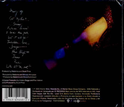 Madonna Confessions On A Dance Floor CD album (CDLP) Venezuelan MADCDCO370393