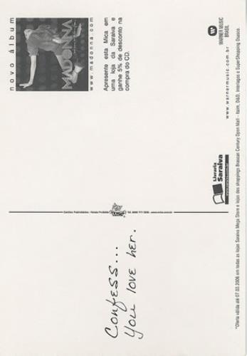 Madonna Confessions On A Dance Floor memorabilia Brazilian MADMMCO389588