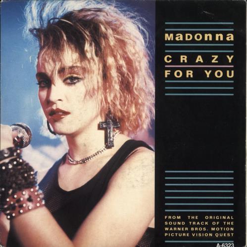 Madonna Crazy For You + French Promo Stamped Sleeve 7" vinyl single (7 inch record / 45) Dutch MAD07CR721115