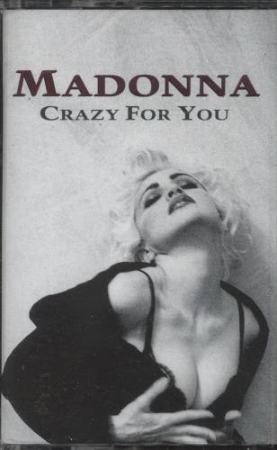 Madonna Crazy For You - Black cassette single UK MADCSCR41788
