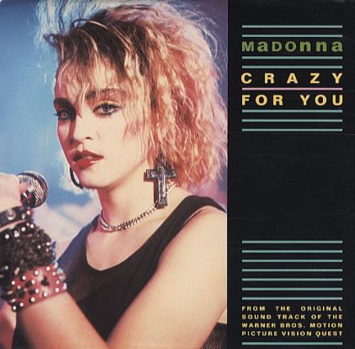 Madonna Crazy For You 7" vinyl single (7 inch record / 45) Canadian MAD07CR124797