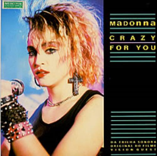 Madonna Crazy For You 7" vinyl single (7 inch record / 45) Brazilian MAD07CR235388