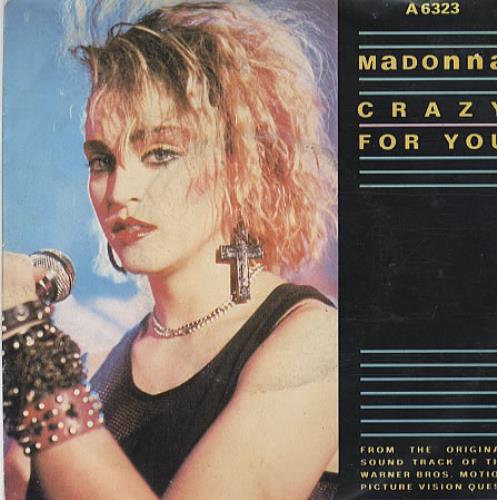 Madonna Crazy For You 7" vinyl single (7 inch record / 45) Portuguese MAD07CR331681