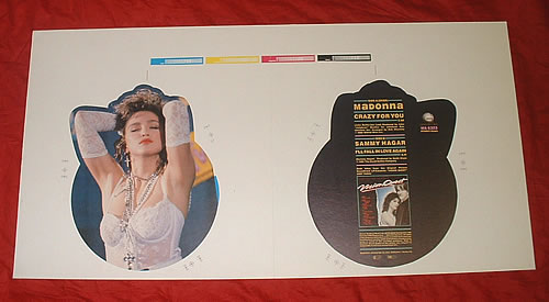 Madonna Crazy For You artwork UK MADARCR336432
