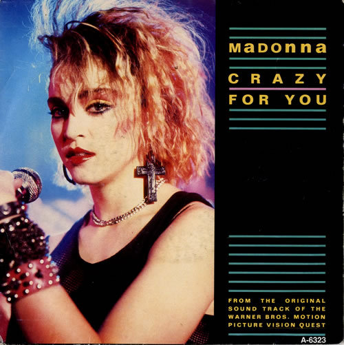 Madonna Crazy For You 7" vinyl single (7 inch record / 45) Dutch MAD07CR49837