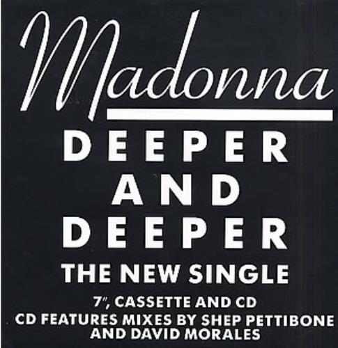 Madonna Deeper And Deeper display UK MADDIDE170353