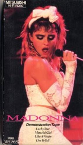 Madonna Demonstration Tape video (VHS or PAL or NTSC) Japanese MADVIDE153403