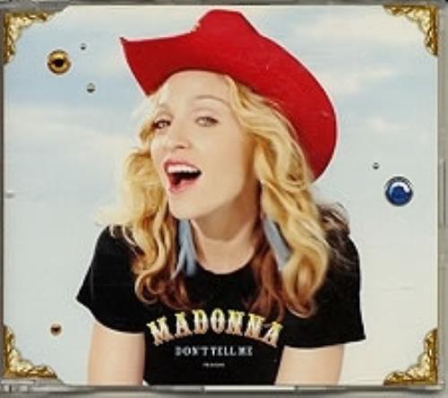Madonna Don't Tell Me - 3-track CD single (CD5 / 5") UK MADC5DO172032