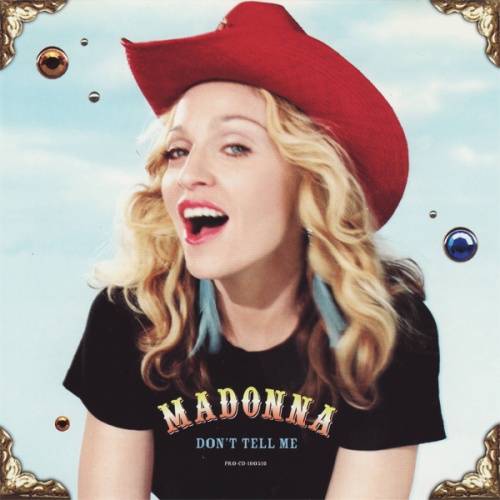 Madonna Don't Tell Me CD single (CD5 / 5") US MADC5DO172415