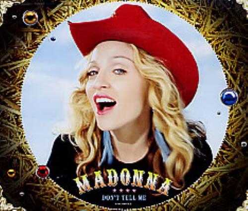 Madonna Don't Tell Me CD single (CD5 / 5") Hong Kong MADC5DO178918