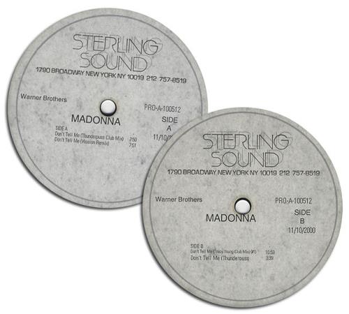 Madonna Don't Tell Me 12" vinyl single (12 inch record / Maxi-single) US MAD12DO256166