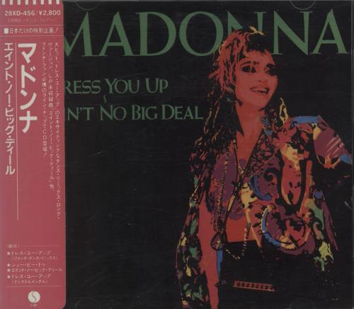 Madonna Dress You Up - Original + obi-strip CD single (CD5 / 5") Japanese MADC5DR271255