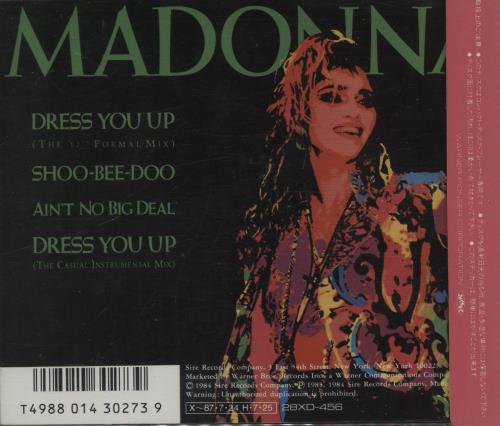 Madonna Dress You Up - Original + obi-strip CD single (CD5 / 5") Japanese MADC5DR271255