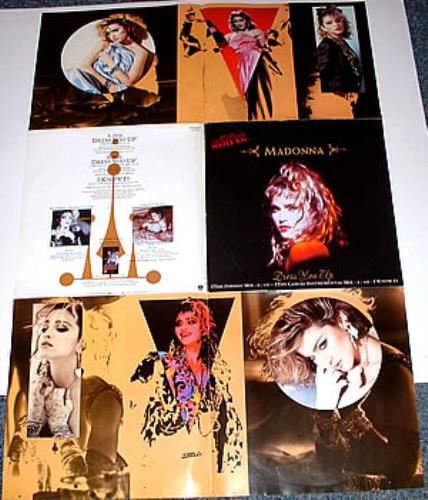 Madonna Dress You Up - Poster Sleeve 12" vinyl single (12 inch record / Maxi-single) UK MAD12DR02563