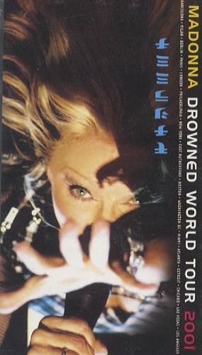 Madonna Drowned World Tour 2001 video (VHS or PAL or NTSC) UK MADVIDR198292