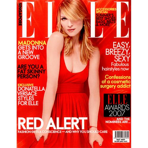 Madonna Elle May 2007 magazine Singapore MADMAEL414276