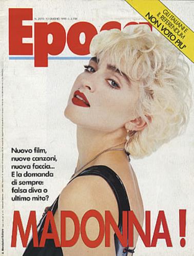 Madonna Epoca magazine Italian MADMAEP325959