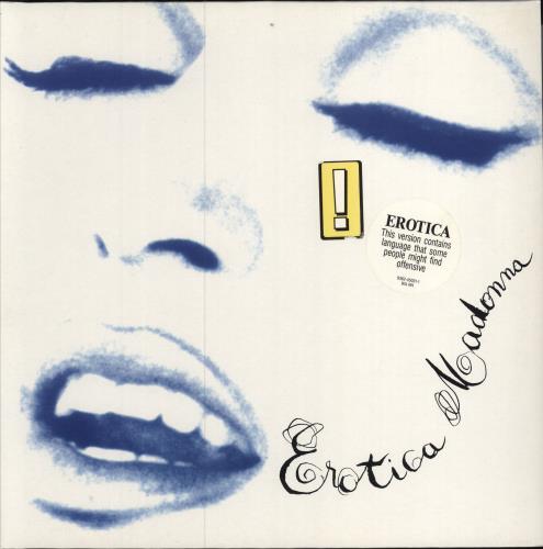 Madonna Erotica - White Hype Stickered 2-LP vinyl record set (Double Album) German MAD2LER41329