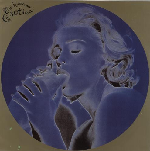 Madonna Erotica 12" vinyl picture disc (12 inch picture record) UK MAD2PER09546