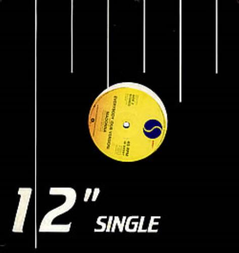 Madonna Everybody 12" vinyl single (12 inch record / Maxi-single) UK MAD12EV281236