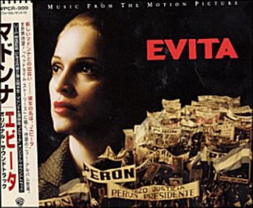 Madonna Evita + Obi CD album (CDLP) Japanese MADCDEV119046
