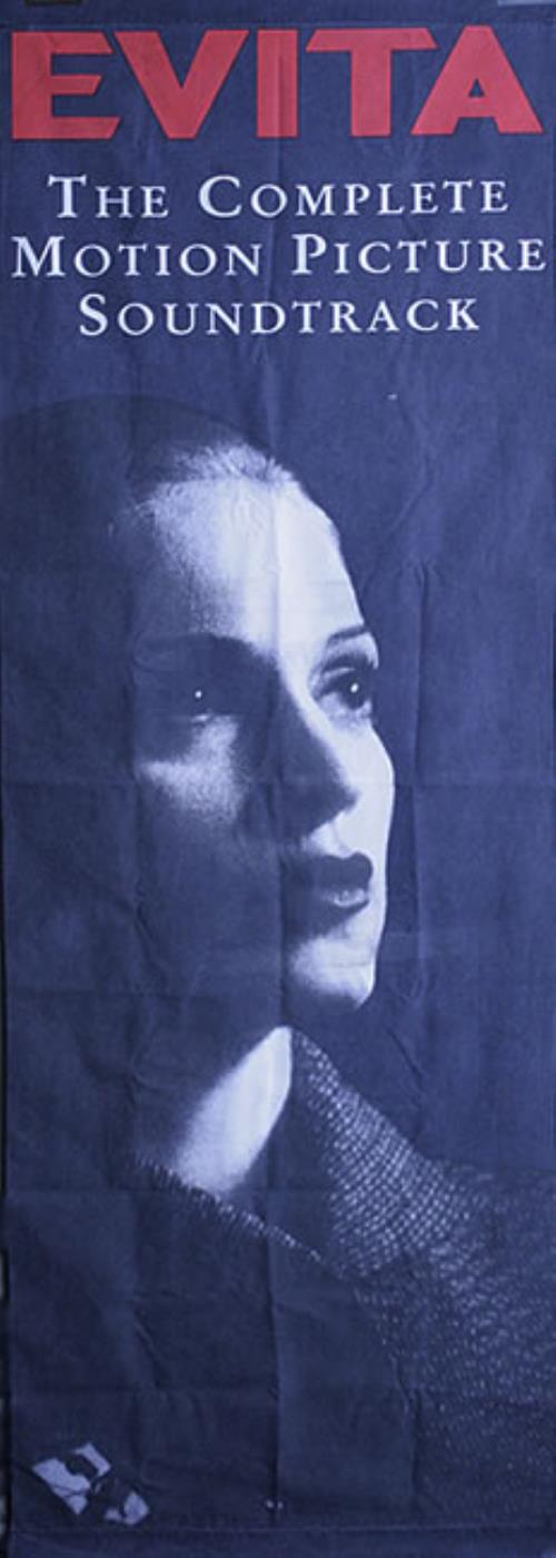 Madonna Evita - Linen Banner display US MADDIEV81812