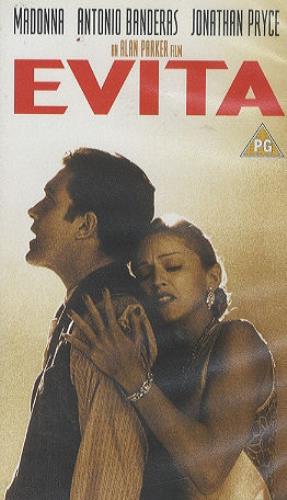 Madonna Evita video (VHS or PAL or NTSC) UK MADVIEV100629