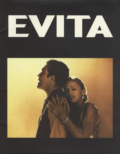 Madonna Evita tour programme French MADTREV381621