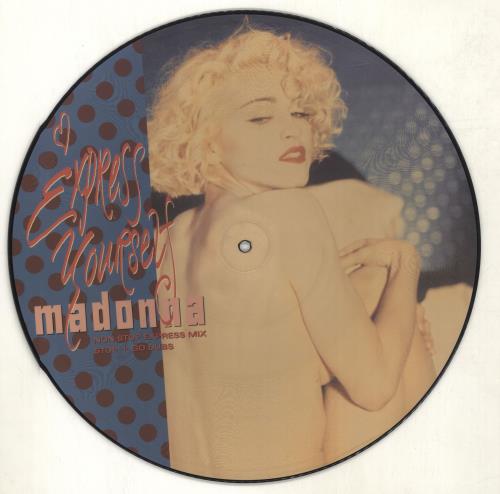 Madonna Express Yourself 12" vinyl picture disc (12 inch picture record) UK MAD2PEX694596