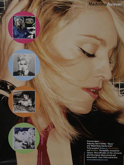 Madonna Forever poster US MADPOFO478319
