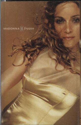 Madonna Frozen - Black cassette single UK MADCSFR729521
